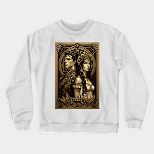 Julius Caesar and Cleopatra Crewneck Sweatshirt